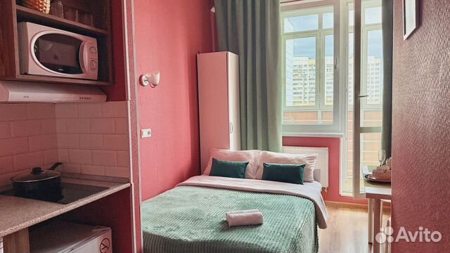 

Квартира-студия, 12 м², 1 кровать