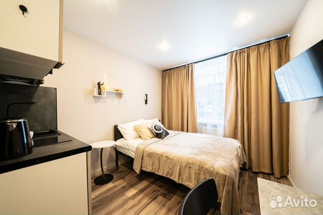 

Квартира-студия, 15 м², 1 кровать