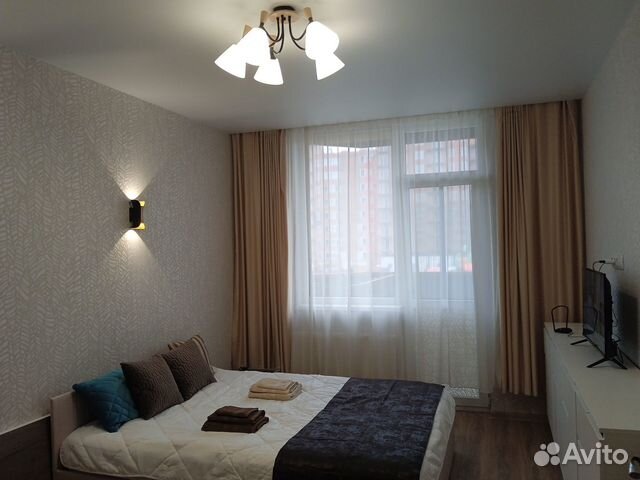 

1-к. квартира, 38 м², 2 кровати