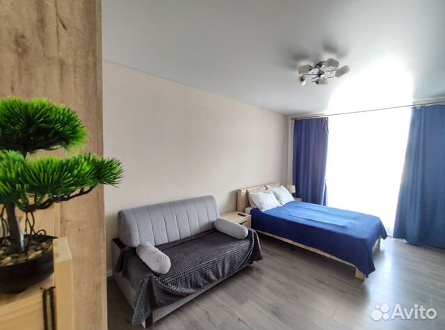 

1-к. квартира, 45 м², 2 кровати