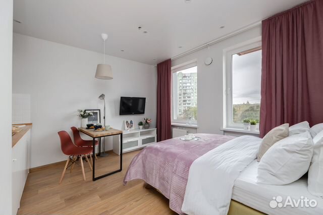 

Квартира-студия, 24 м², 1 кровать