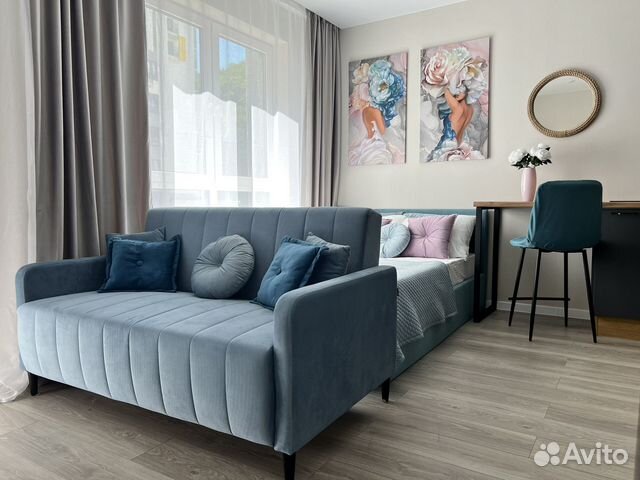 

Квартира-студия, 29 м², 2 кровати