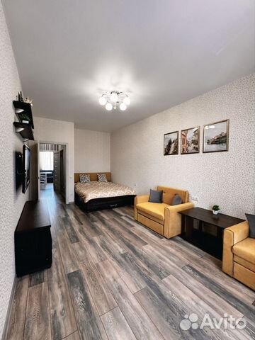 

1-к. квартира, 40 м², 4 кровати
