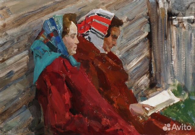 Картина Фролов К. П.(1918-1997) 1964 г. (49*70 см) Картина Фролов К. П.(1918-1997) 1964 г. (49*70 см)