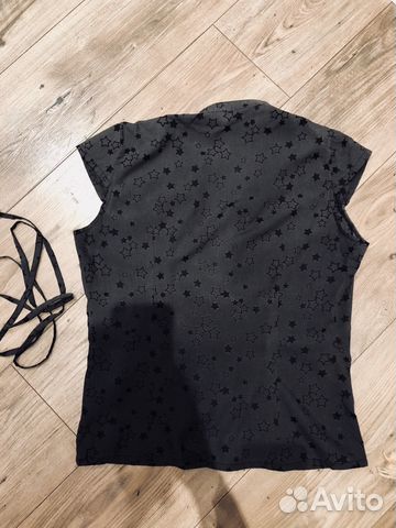 Блузка H&M с перфорацией и поясом 44-46 Блузка H&M с перфорацией и поясом 44-46