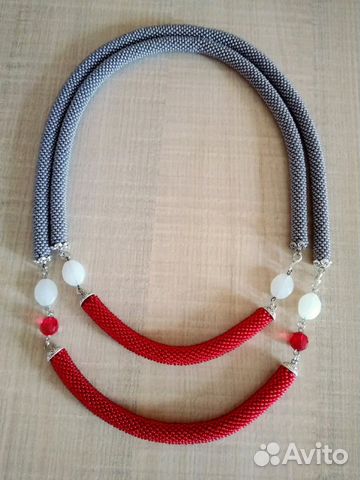 Бусы из бисера ручной работы