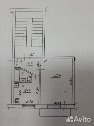 1-к квартира, 29.5 м², 4/5 эт. 1-к квартира, 29.5 м², 4/5 эт.