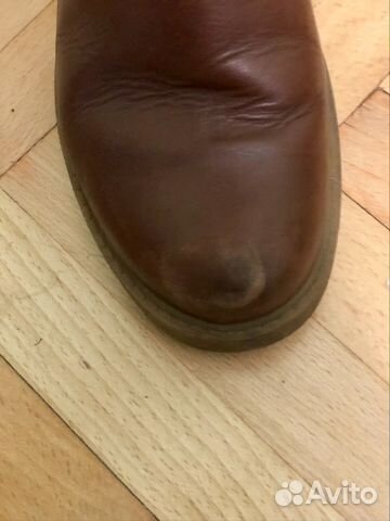 Замшевые сапоги на каблуке