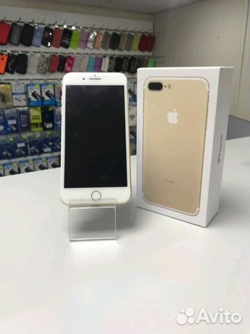 89210014449 iPhone 7plus 128Gb Gold,Новый,Магазин