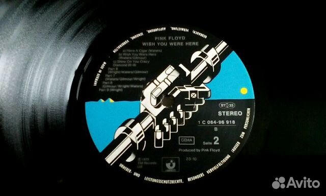 LP Pink Floyd Wish You Were Here.1975 г. Germany