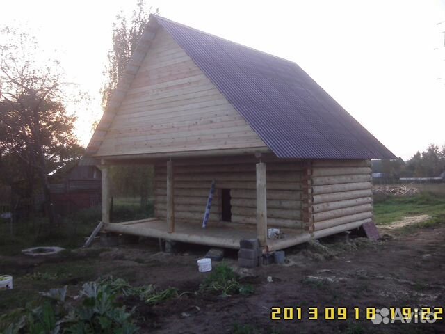 Сруб дома 6Х4М+ 2 М с мансардной крышей Сруб дома 6Х4М+ 2 М с мансардной крышей