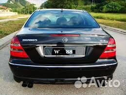 Brabus насадки на выхлоп Mercedes E class W211
