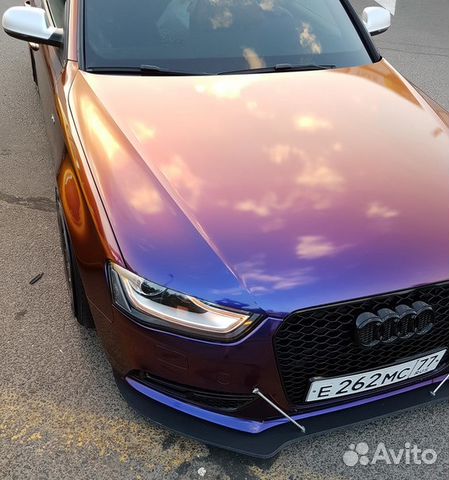 Сплиттер бампера audi A4 B8/ B8+