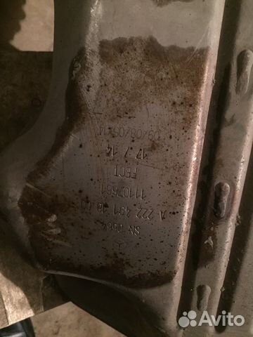 Выхлопная система Mercedes Benz w222 s500