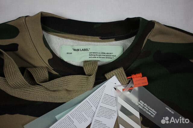 Off White Camouflage свитшот Оригинал M XL XXL Off White Camouflage свитшот Оригинал M XL XXL