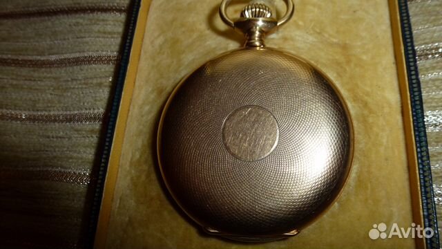 Редкие золотые карманные часы Николай Линден