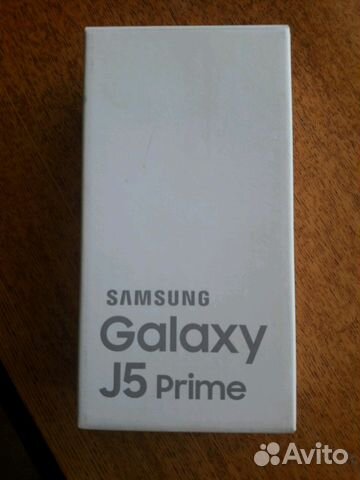Коробка от SAMSUNG galaxy j5 prime