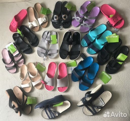 Туфли балетки Crocs разные модели w11 - 41 42 43 р