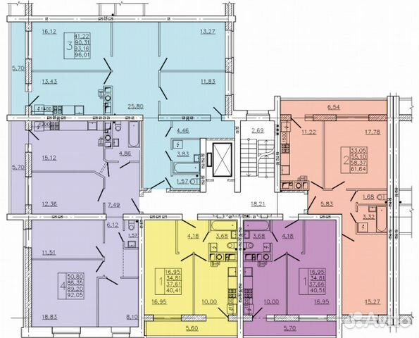 1-к квартира, 41 м², 8/10 эт.