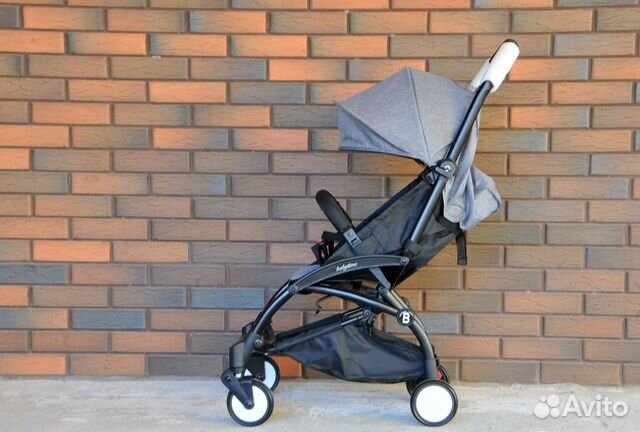 Прогулочная коляска Babytime. Серая