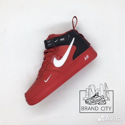 nike air force lv8 utility red