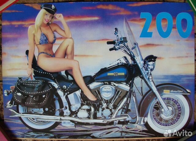 Плакат Halford и мотоциклы
