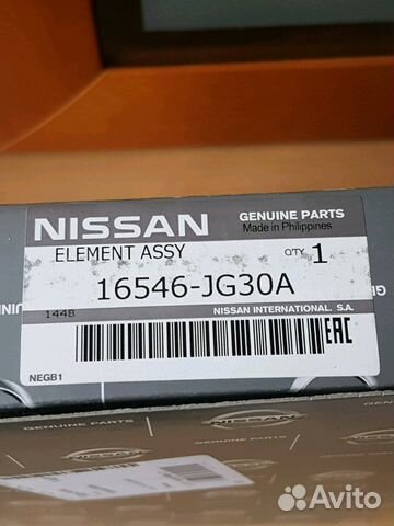 Воздушный и салонный фильтры Nissan