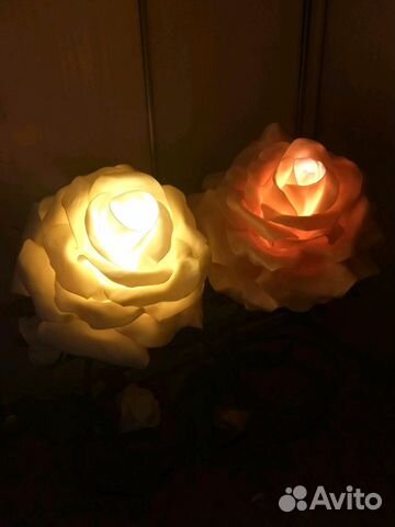 Цветы - светильники из изолона