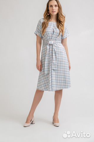 Новое платье в клетку на 56-58 р-р Новое платье в клетку на 56-58 р-р