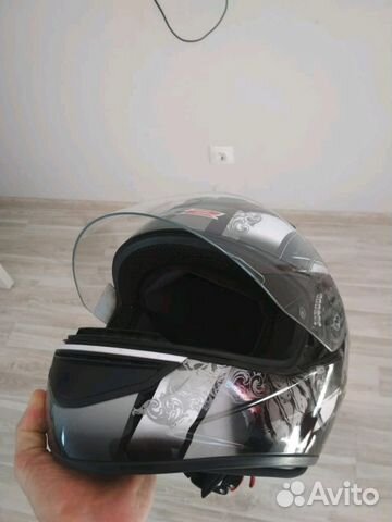 Шлем мотоциклетный LS2 размер S б/у