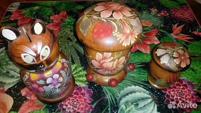 Деревянные копилки СССР Деревянные копилки СССР