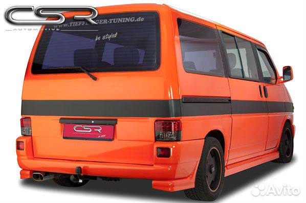 Накладки на задний бампер VW T4 Bus (короткий) Накладки на задний бампер VW T4 Bus (короткий)