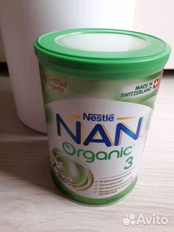 Молочная смесь Nestle Nan 3 Organic 12+