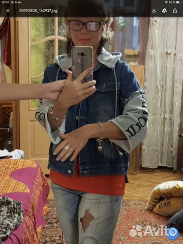 Джинсовая куртка оверсайз Джинсовая куртка оверсайз