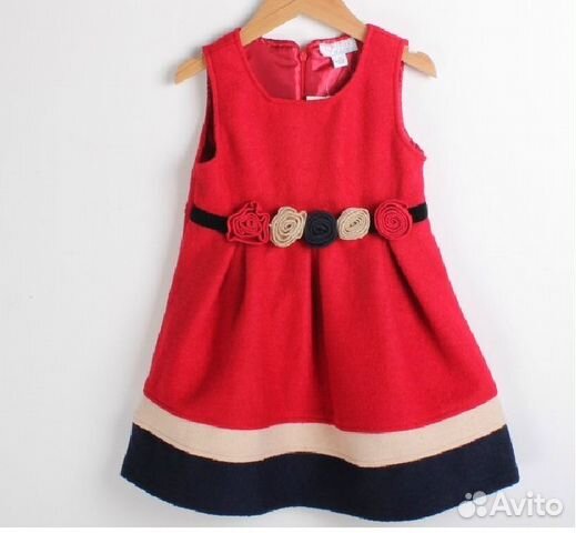 Теплое платье 4-6 лет новое Теплое платье 4-6 лет новое