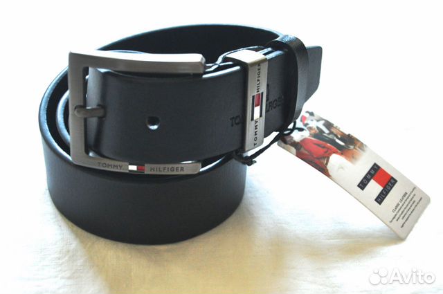 Мужской ремень / Tommy Hilfiger / новый (черный)