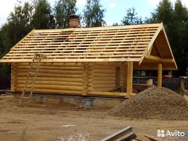 Сруб дома