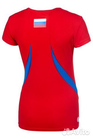 Футболка с коротким рукавом женская(красный) XS/17 Футболка с коротким рукавом женская(красный) XS/17