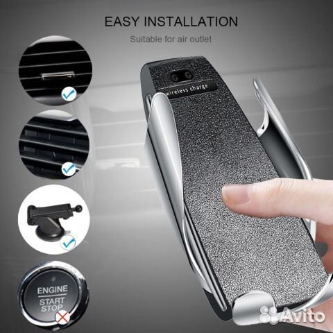 Беспроводная зарядка / держатель Smart sensor W-6 Беспроводная зарядка / держатель Smart sensor W-6