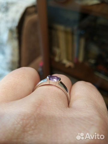 Кольцо серебро аметист Кольцо серебро аметист
