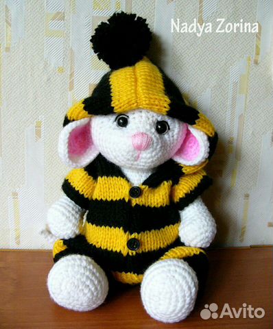 Вязаная мышка