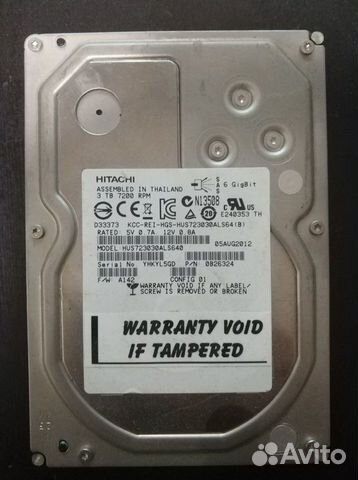 Серверные жесткие диски SAS 3тб Toshiba, Hitachi
