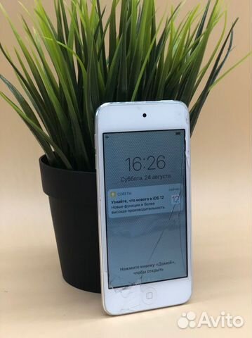 Бу Apple iPod Toush 6 16Gb Silver разбит экран