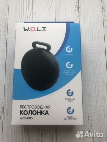 Беспроводная колонка wolt Беспроводная колонка wolt