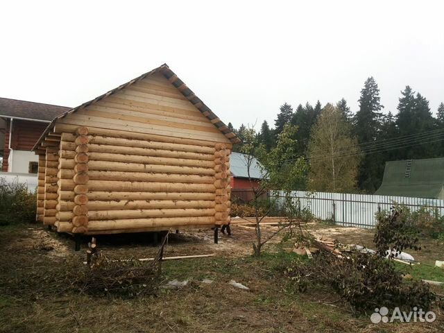 Сруб бани рубка в чашу Сруб бани рубка в чашу