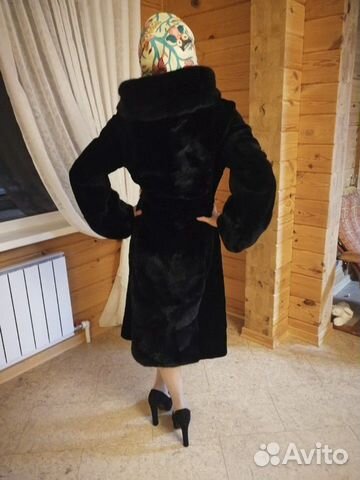 Шуба норка 44-46(48) р. отл сост Black Nafa Шуба норка 44-46(48) р. отл сост Black Nafa
