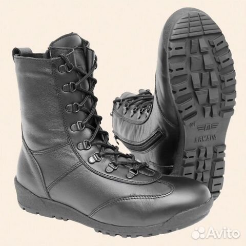 Берцы Таймыр нат.мех и кожа