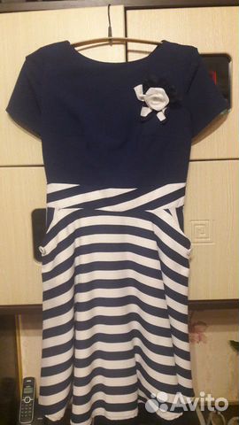 Платье в морском стиле Платье в морском стиле