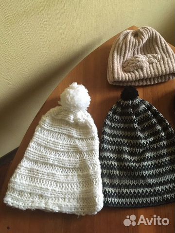 Шапки вязанные и трикотажные с подкладкой и без