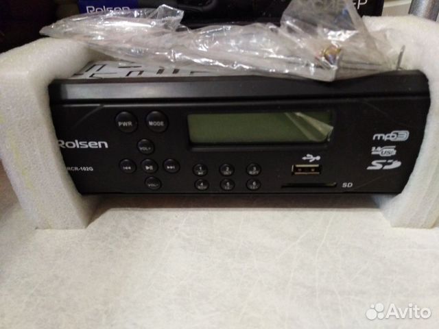 Автомобильный ресивер rolsen rcr-102g новый